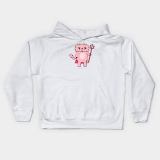 Cat Devil Kids Hoodie